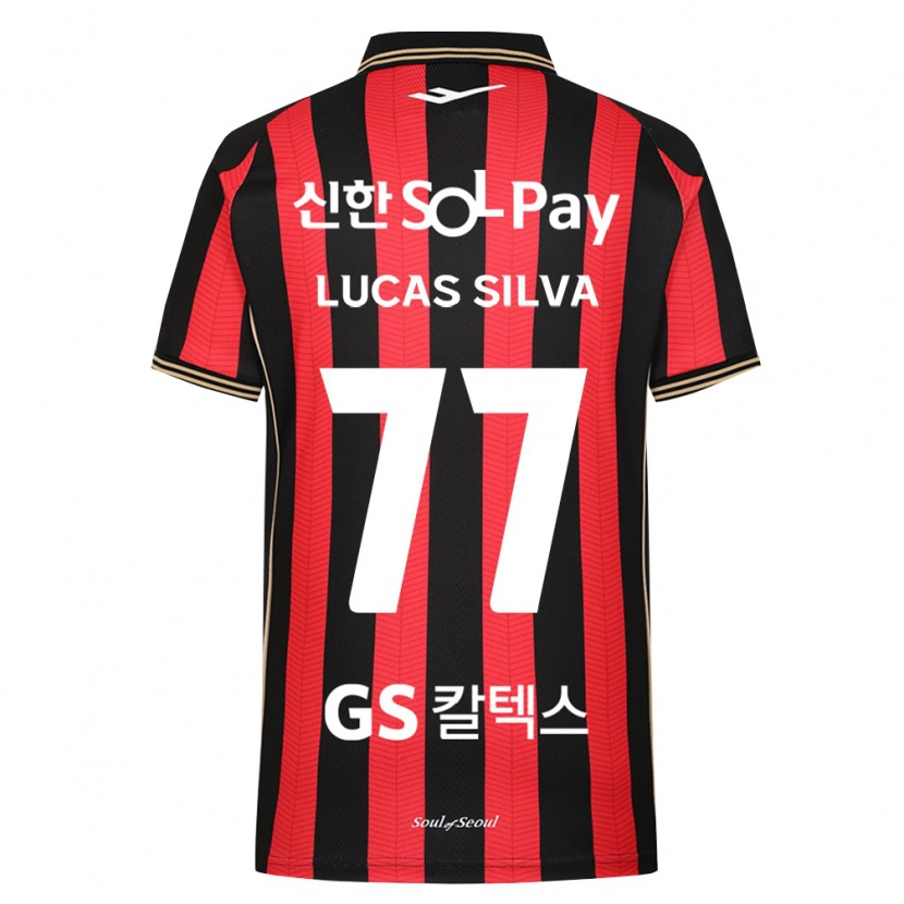 Danxen Herren Lucas Silva #77 Rot Weiß Schwarz Heimtrikot Trikot 2026/27 T-Shirt Schweiz
