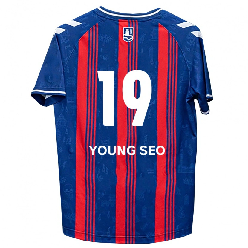 Danxen Herren Young-Seo Lee #19 Blau Rot Weiß Heimtrikot Trikot 2026/27 T-Shirt Schweiz