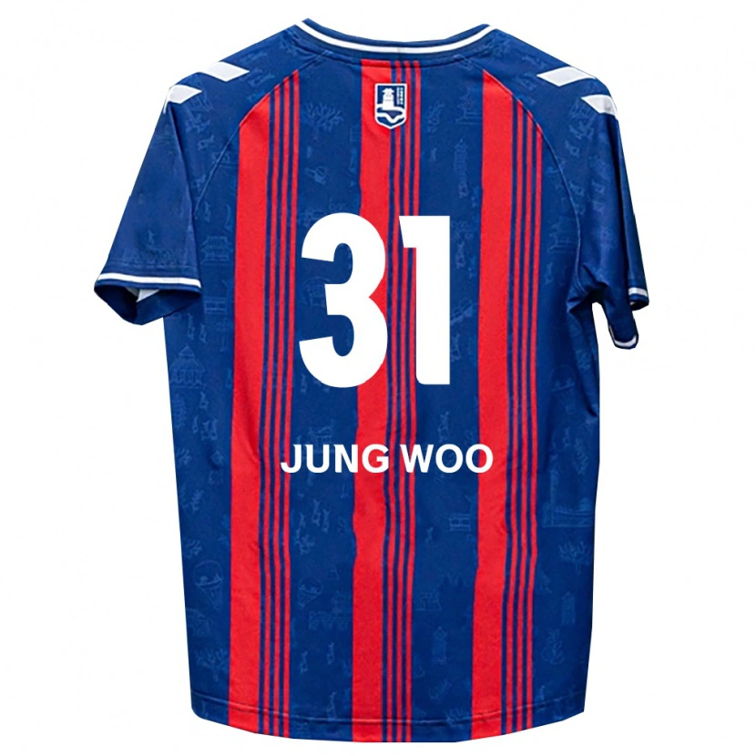 Danxen Herren Jung-Woo Moon #31 Blau Rot Weiß Heimtrikot Trikot 2026/27 T-Shirt Schweiz
