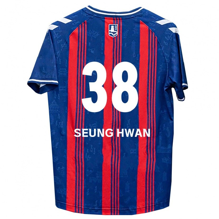 Danxen Herren Seung-Hwan Baek #38 Blau Rot Weiß Heimtrikot Trikot 2026/27 T-Shirt Schweiz