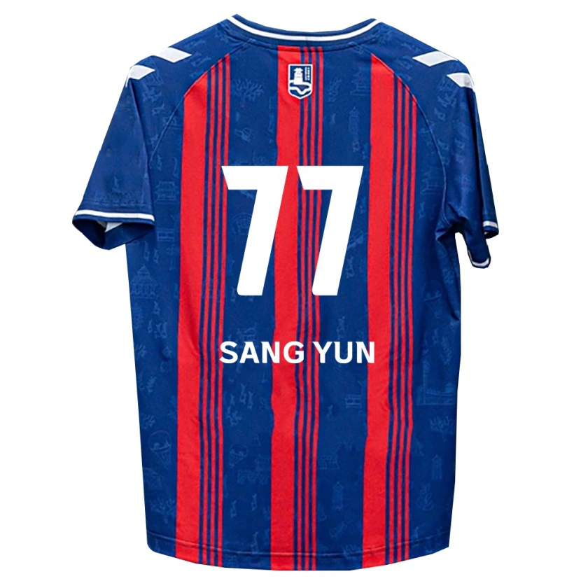Danxen Herren Sang-Yun Kang #77 Blau Rot Weiß Heimtrikot Trikot 2026/27 T-Shirt Schweiz