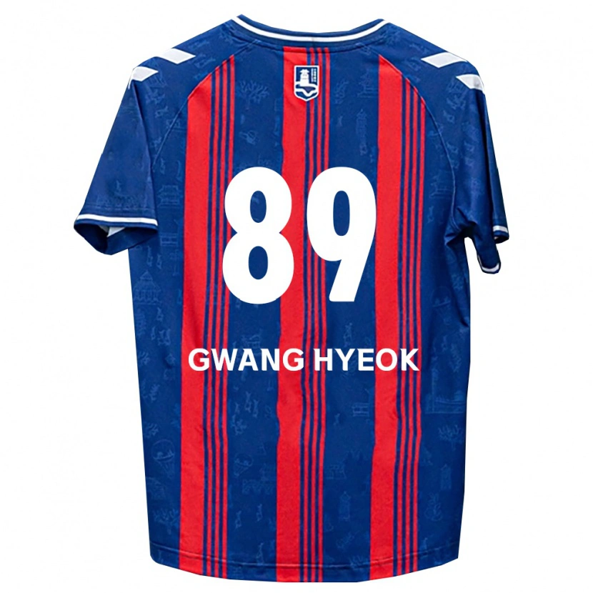Danxen Herren Gwang-Hyeok Lee #89 Blau Rot Weiß Heimtrikot Trikot 2026/27 T-Shirt Schweiz