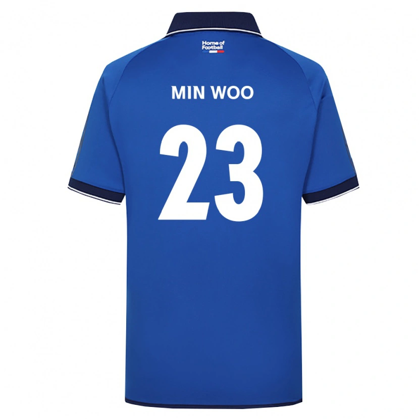 Danxen Herren Min-Woo Kim #23 Königsblau Weiß Rot Heimtrikot Trikot 2026/27 T-Shirt Schweiz