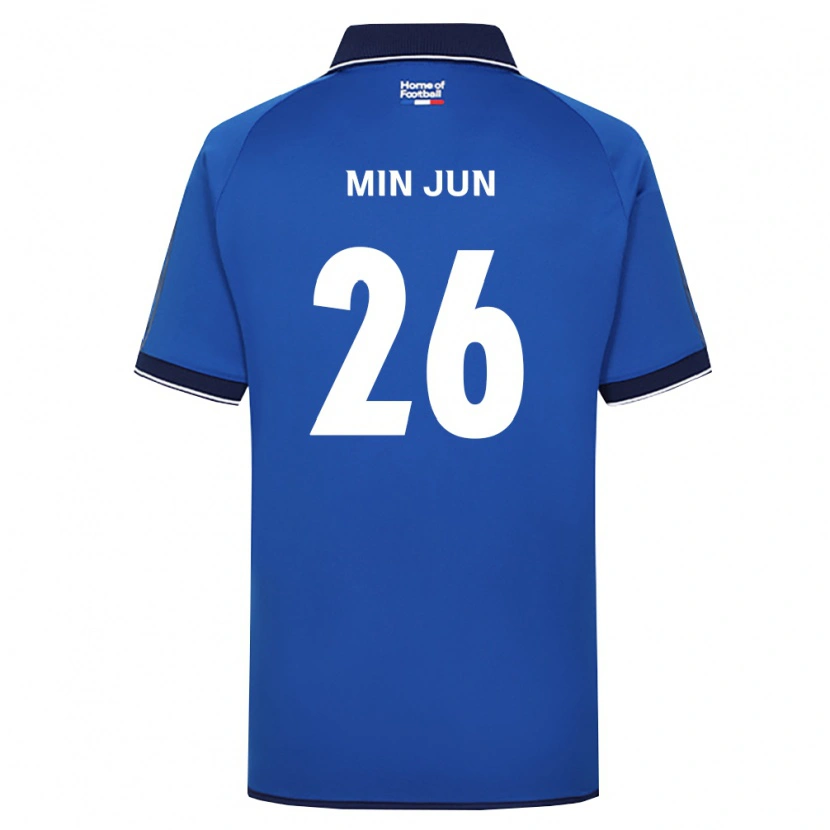 Danxen Herren Min-Jun Kim #26 Königsblau Weiß Rot Heimtrikot Trikot 2026/27 T-Shirt Schweiz