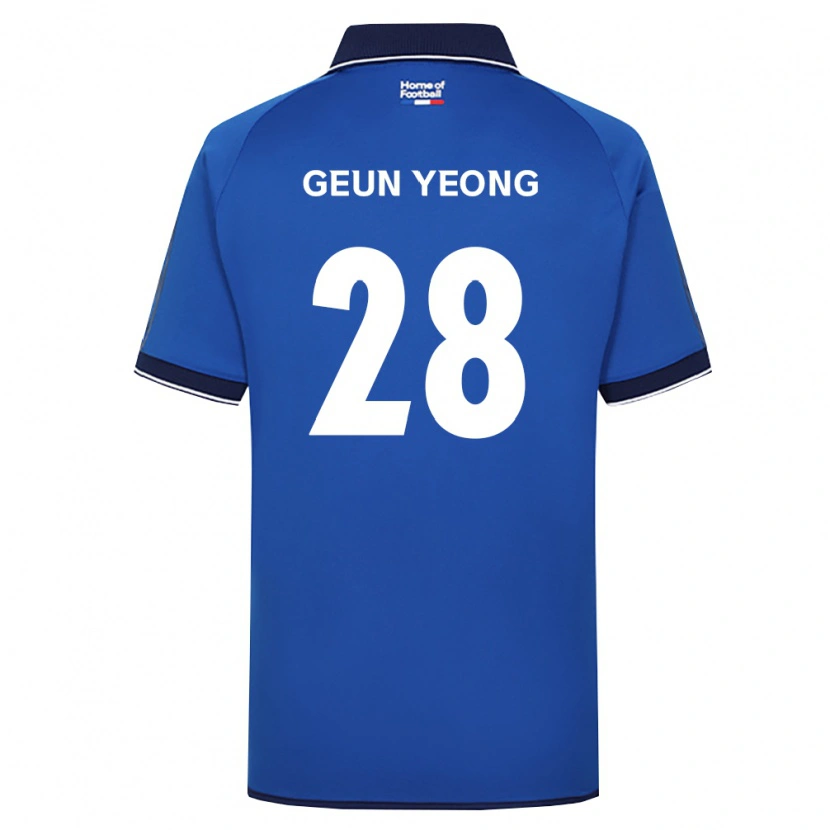 Danxen Herren Geun-Yeong Yoon #28 Königsblau Weiß Rot Heimtrikot Trikot 2026/27 T-Shirt Schweiz