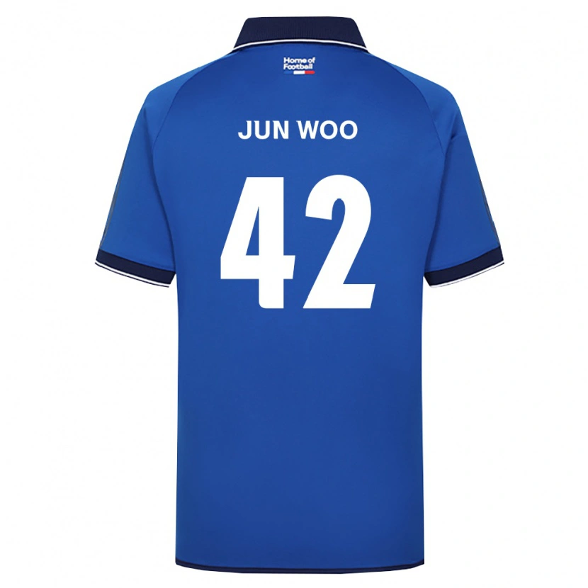 Danxen Herren Jun-Woo Lee #42 Königsblau Weiß Rot Heimtrikot Trikot 2026/27 T-Shirt Schweiz