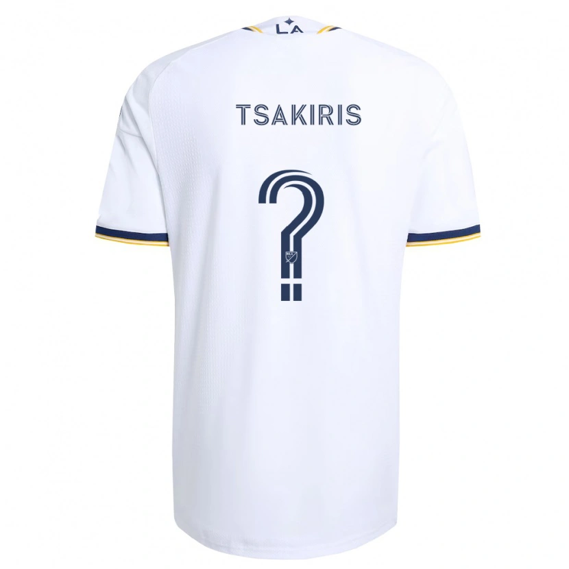 Danxen Herren Mateo Tsakiris #0 Blau Gelb Und Weiß Heimtrikot Trikot 2026/27 T-Shirt Schweiz
