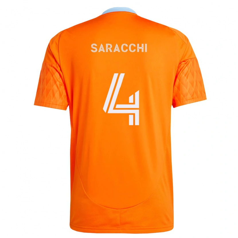 Danxen Herren Marcelo Saracchi #4 Orange Weiß Heimtrikot Trikot 2026/27 T-Shirt Schweiz