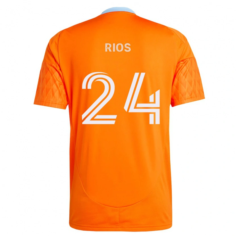 Danxen Herren Paolo Ríos #24 Orange Weiß Heimtrikot Trikot 2026/27 T-Shirt Schweiz