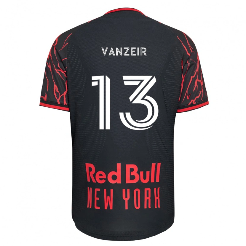 Danxen Herren Dante Vanzeir #13 Rot Schwarz Weiß Heimtrikot Trikot 2026/27 T-Shirt Schweiz