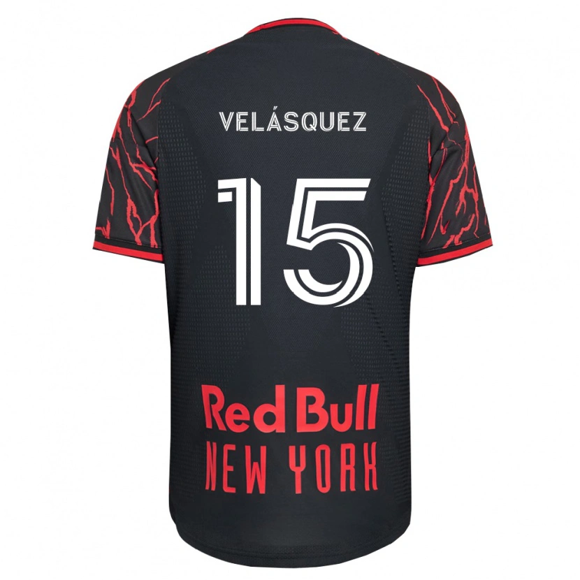 Danxen Herren Eric Velásquez #15 Rot Schwarz Weiß Heimtrikot Trikot 2026/27 T-Shirt Schweiz