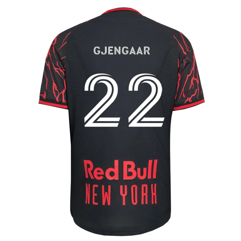 Danxen Herren Dennis Gjengaar #22 Rot Schwarz Weiß Heimtrikot Trikot 2026/27 T-Shirt Schweiz