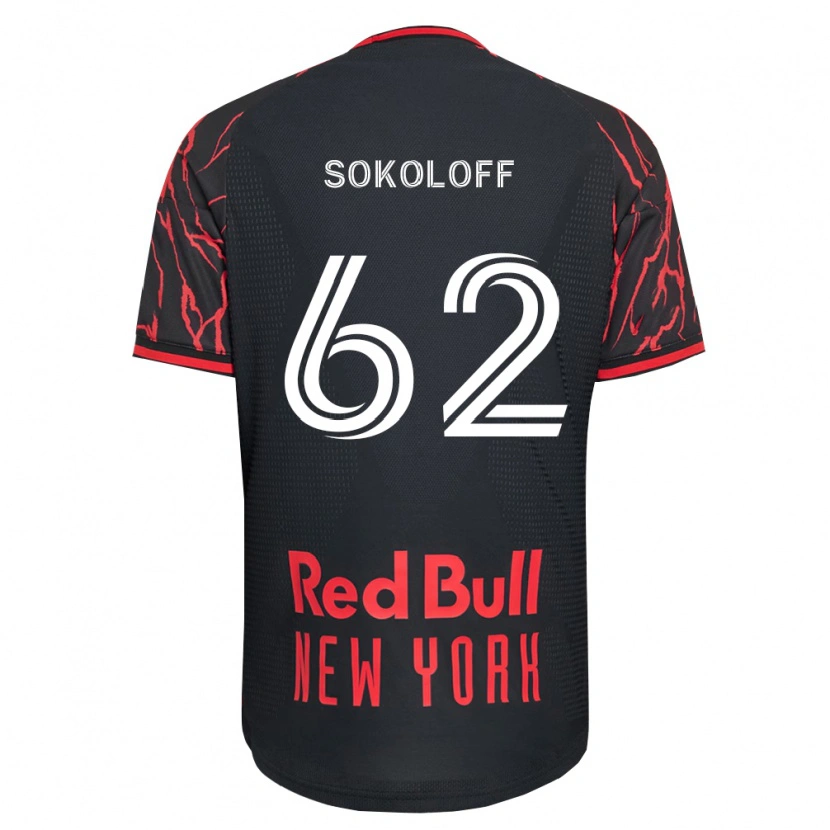 Danxen Herren Paul Sokoloff #62 Rot Schwarz Weiß Heimtrikot Trikot 2026/27 T-Shirt Schweiz