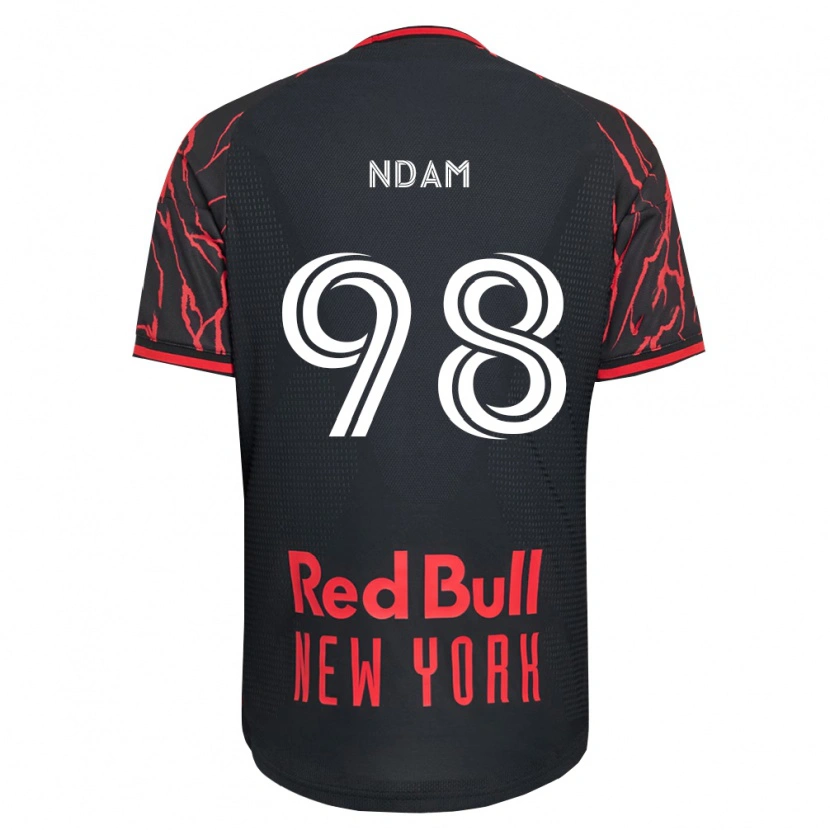 Danxen Herren Hassan Ndam #98 Rot Schwarz Weiß Heimtrikot Trikot 2026/27 T-Shirt Schweiz