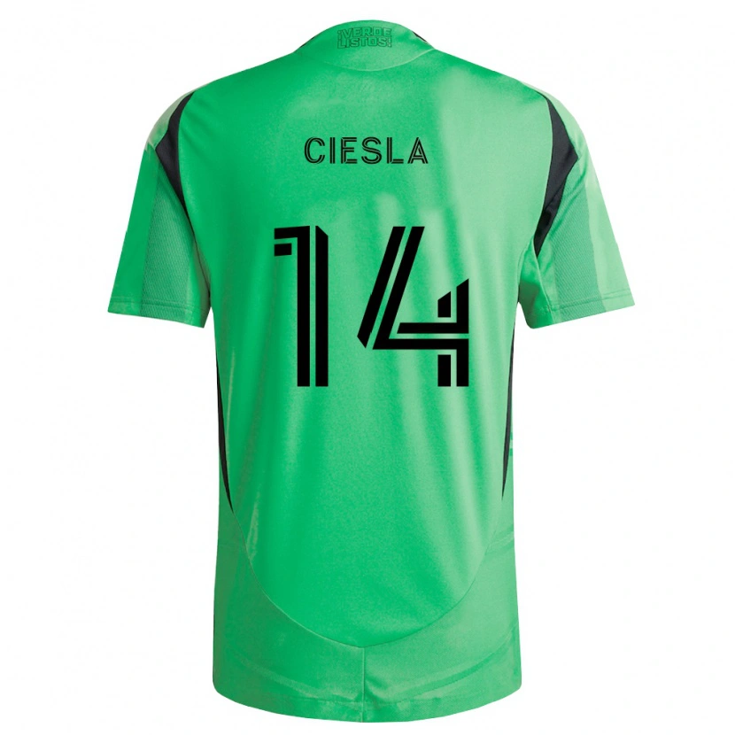 Danxen Herren Daniel Ciesla #14 Smaragdgrün Schwarz Heimtrikot Trikot 2026/27 T-Shirt Schweiz