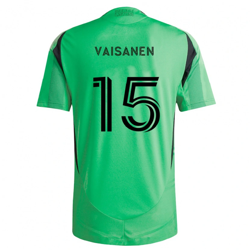 Danxen Herren Leo Väisänen #15 Smaragdgrün Schwarz Heimtrikot Trikot 2026/27 T-Shirt Schweiz