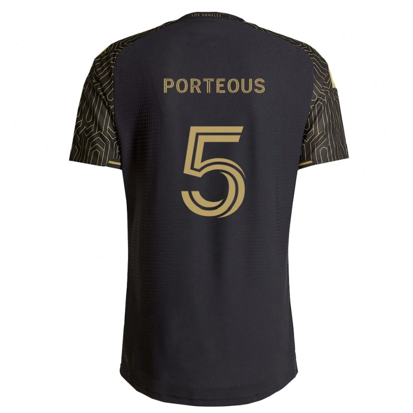 Danxen Herren Ryan Porteous #5 Braun Schwarz Heimtrikot Trikot 2026/27 T-Shirt Schweiz