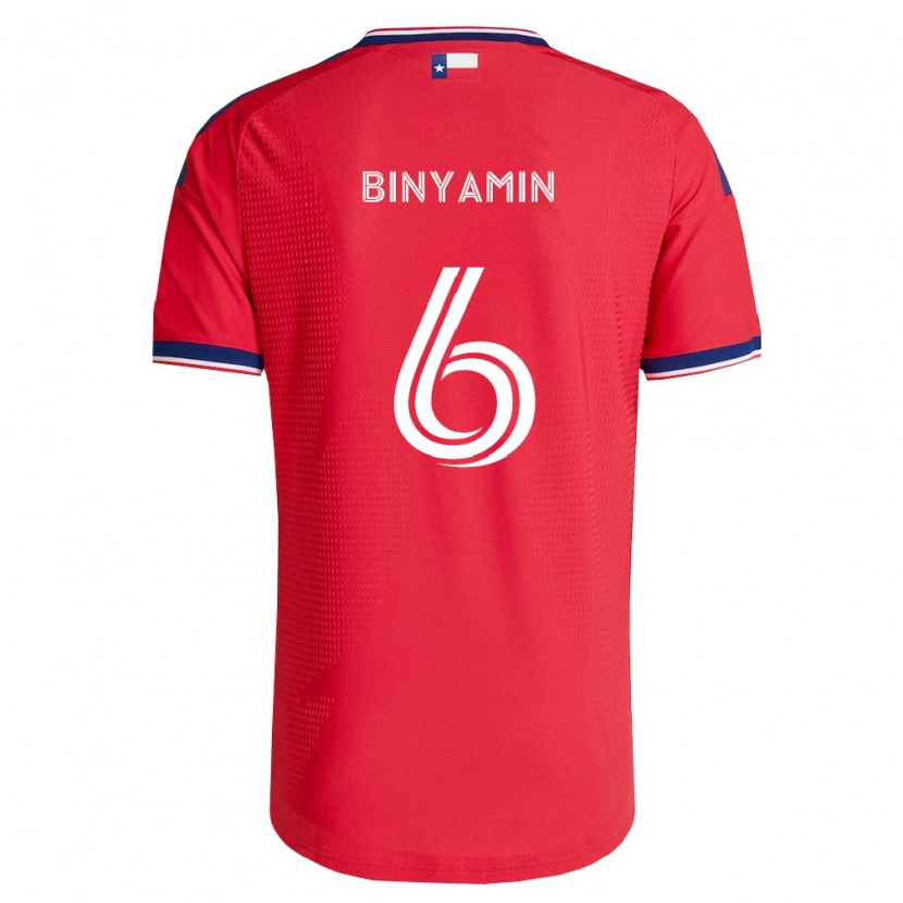 Danxen Herren Ran Binyamin #6 Rot Blau Weiß Heimtrikot Trikot 2026/27 T-Shirt Schweiz