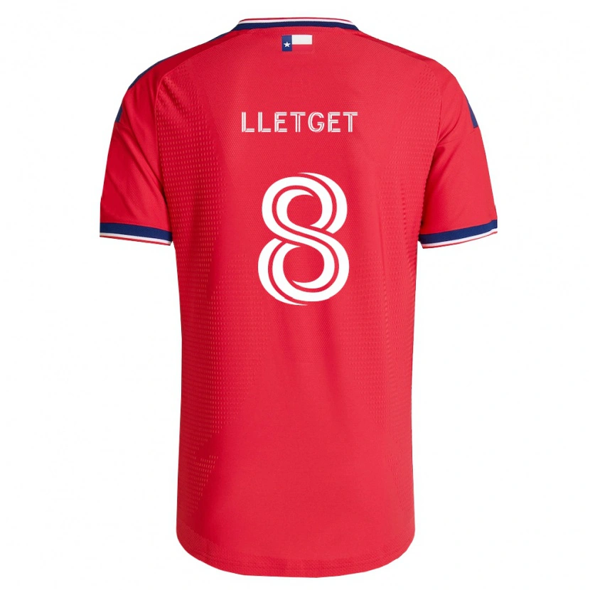 Danxen Herren Sebastian Lletget #8 Rot Blau Weiß Heimtrikot Trikot 2026/27 T-Shirt Schweiz