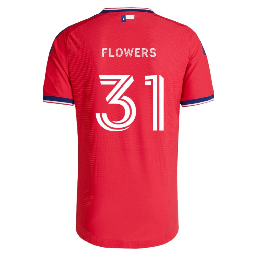 Danxen Herren Benji Flowers #31 Rot Blau Weiß Heimtrikot Trikot 2026/27 T-Shirt Schweiz