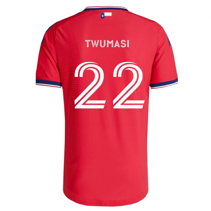 Danxen Herren Ema Twumasi #22 Rot Blau Weiß Heimtrikot Trikot 2026/27 T-Shirt Schweiz
