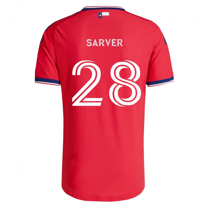Danxen Herren Sam Sarver #28 Rot Blau Weiß Heimtrikot Trikot 2026/27 T-Shirt Schweiz