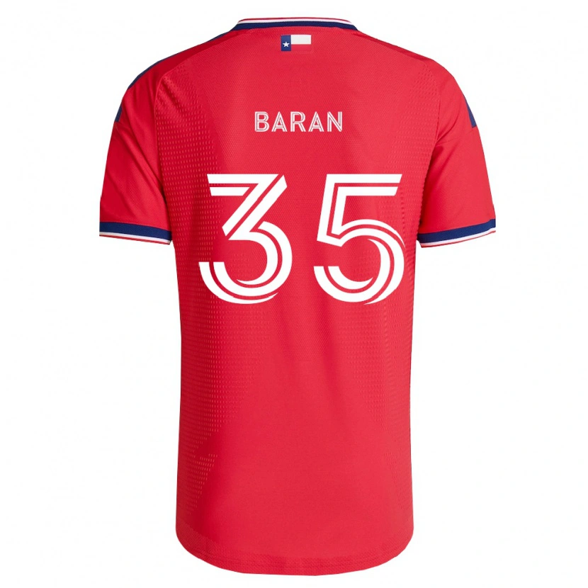Danxen Herren Daniel Baran #35 Rot Blau Weiß Heimtrikot Trikot 2026/27 T-Shirt Schweiz