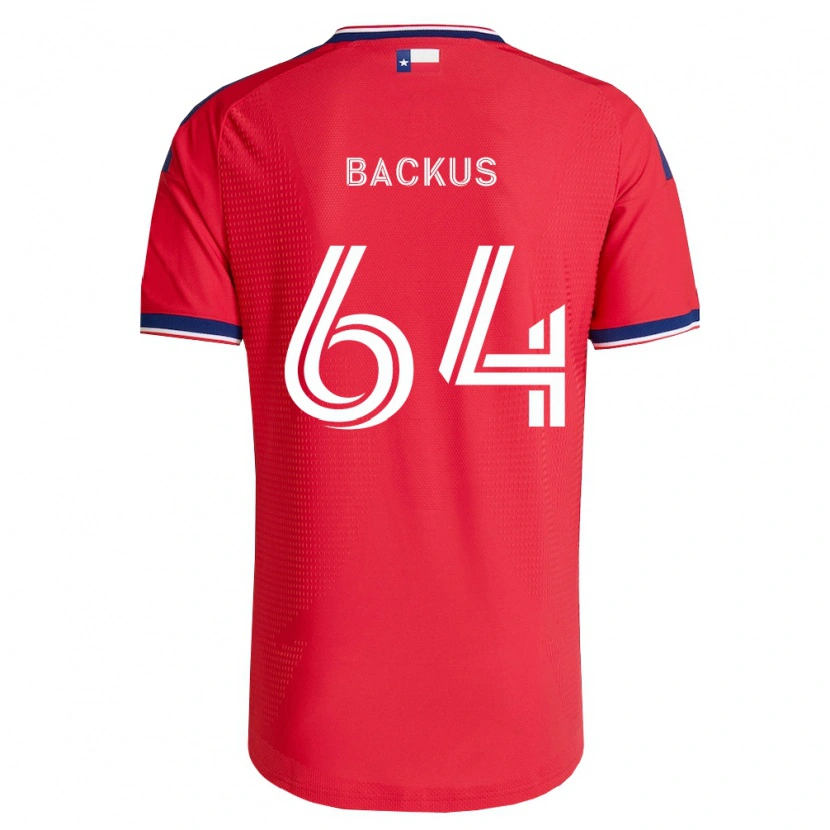 Danxen Herren Braeden Backus #64 Rot Blau Weiß Heimtrikot Trikot 2026/27 T-Shirt Schweiz