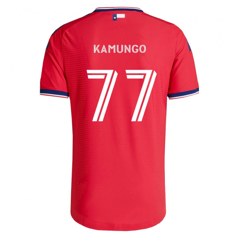 Danxen Herren Bernard Kamungo #77 Rot Blau Weiß Heimtrikot Trikot 2026/27 T-Shirt Schweiz