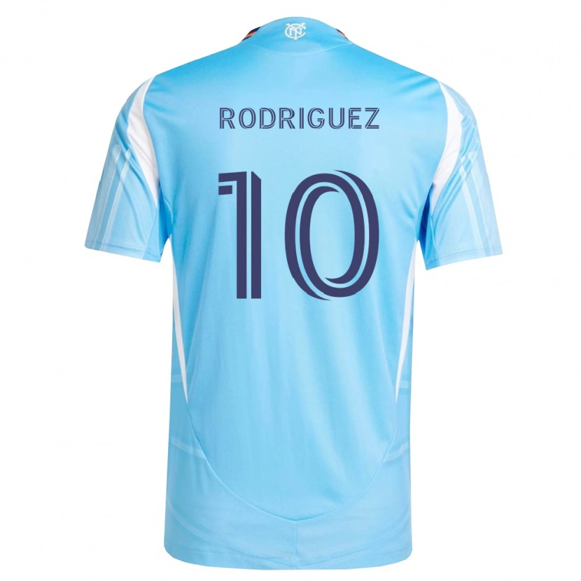 Danxen Herren Santiago Rodríguez #10 Himmelblau Weiß Heimtrikot Trikot 2026/27 T-Shirt Schweiz
