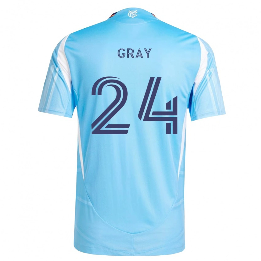 Danxen Herren Tayvon Gray #24 Himmelblau Weiß Heimtrikot Trikot 2026/27 T-Shirt Schweiz