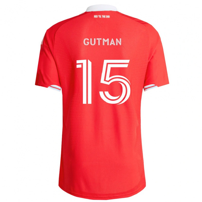 Danxen Herren Andrew Gutman #15 Rot Tiefblau Weiß Heimtrikot Trikot 2026/27 T-Shirt Schweiz
