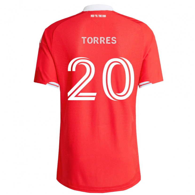 Danxen Herren Jairo Torres #20 Rot Tiefblau Weiß Heimtrikot Trikot 2026/27 T-Shirt Schweiz