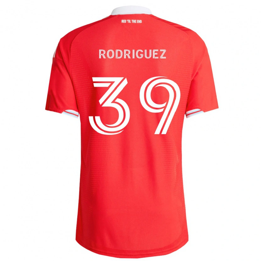 Danxen Herren Allan Rodriguez #39 Rot Tiefblau Weiß Heimtrikot Trikot 2026/27 T-Shirt Schweiz