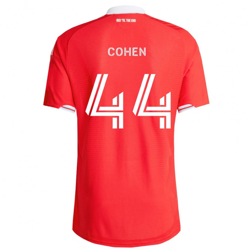 Danxen Herren Josh Cohen #44 Rot Tiefblau Weiß Heimtrikot Trikot 2026/27 T-Shirt Schweiz