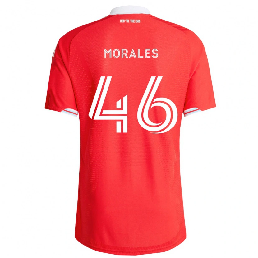 Danxen Herren Christopher Morales #46 Rot Tiefblau Weiß Heimtrikot Trikot 2026/27 T-Shirt Schweiz