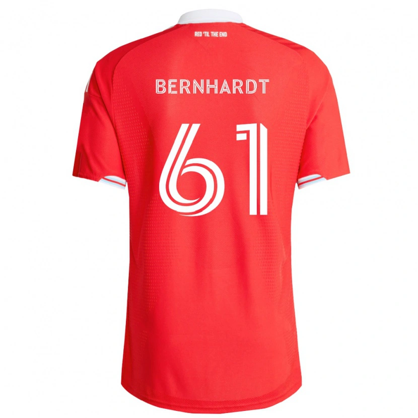 Danxen Herren Harrison Bernhardt #61 Rot Tiefblau Weiß Heimtrikot Trikot 2026/27 T-Shirt Schweiz