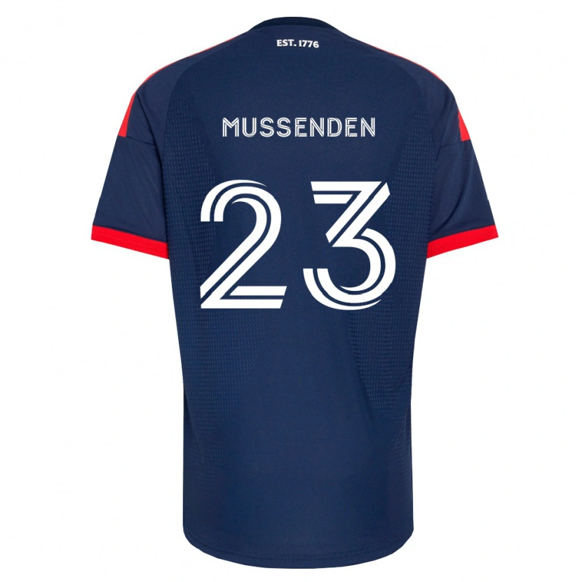 Danxen Herren Javaun Mussenden #23 Königsblau Rot Weiß Heimtrikot Trikot 2026/27 T-Shirt Schweiz
