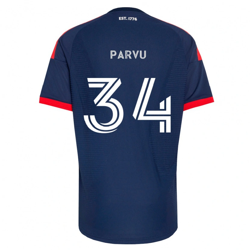 Danxen Herren Alexandru Parvu #34 Königsblau Rot Weiß Heimtrikot Trikot 2026/27 T-Shirt Schweiz