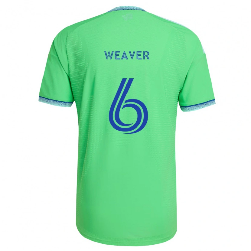 Danxen Herren Morgan Weaver #6 Grün Hellblau Heimtrikot Trikot 2026/27 T-Shirt Schweiz