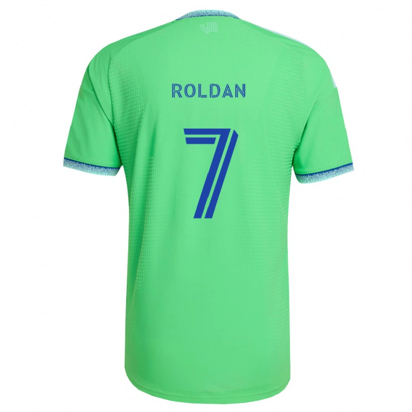 Danxen Herren Cristian Roldán #7 Grün Hellblau Heimtrikot Trikot 2026/27 T-Shirt Schweiz