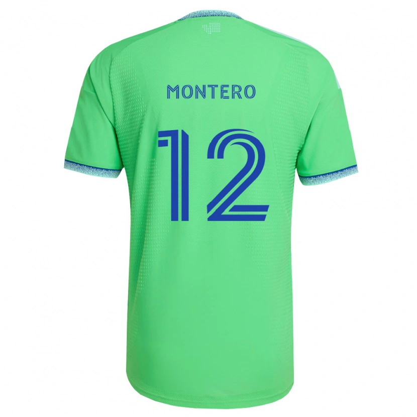 Danxen Herren Fredy Montero #12 Grün Hellblau Heimtrikot Trikot 2026/27 T-Shirt Schweiz
