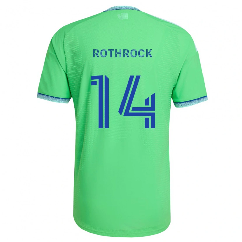 Danxen Herren Paul Rothrock #14 Grün Hellblau Heimtrikot Trikot 2026/27 T-Shirt Schweiz