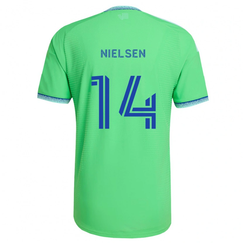 Danxen Herren Taylor Nielsen #14 Grün Hellblau Heimtrikot Trikot 2026/27 T-Shirt Schweiz