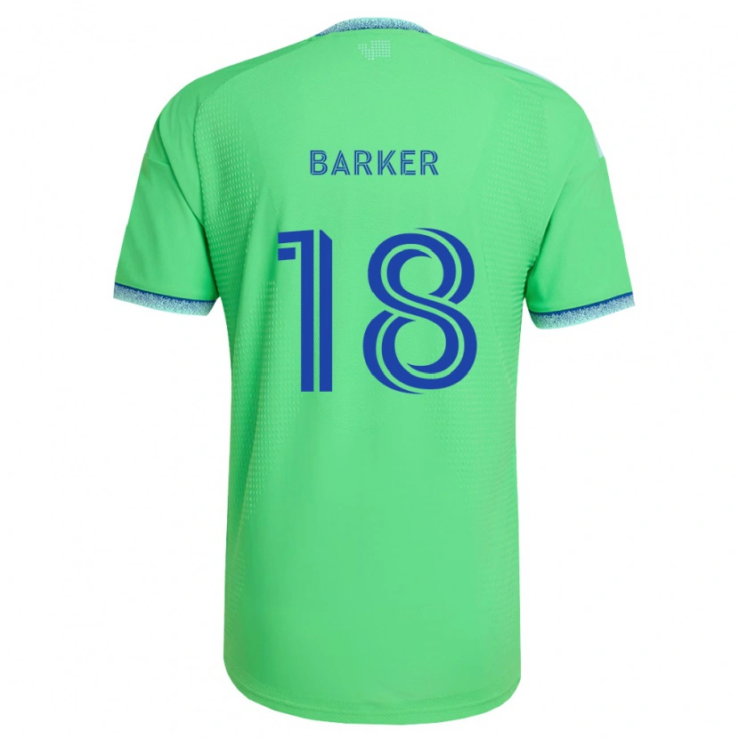 Danxen Herren Alicia Barker #18 Grün Hellblau Heimtrikot Trikot 2026/27 T-Shirt Schweiz