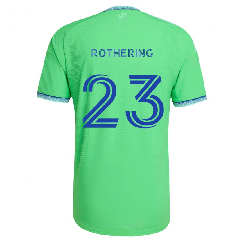 Danxen Herren Holly Rothering #23 Grün Hellblau Heimtrikot Trikot 2026/27 T-Shirt Schweiz