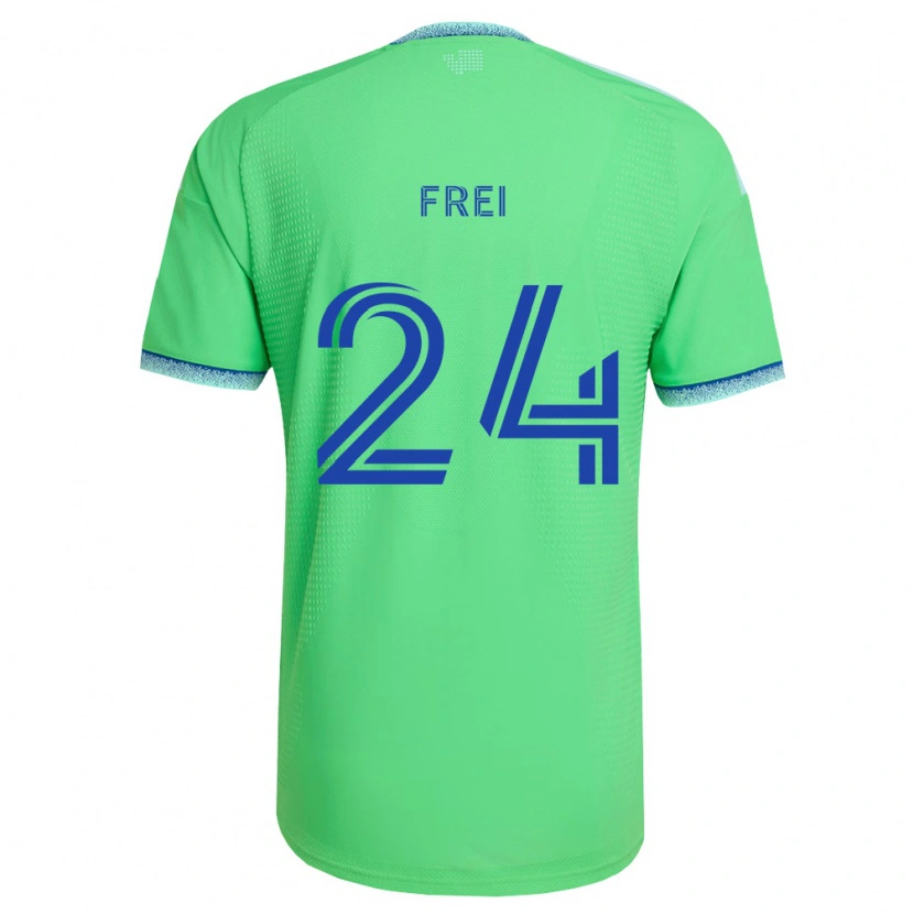 Danxen Herren Stefan Frei #24 Grün Hellblau Heimtrikot Trikot 2026/27 T-Shirt Schweiz