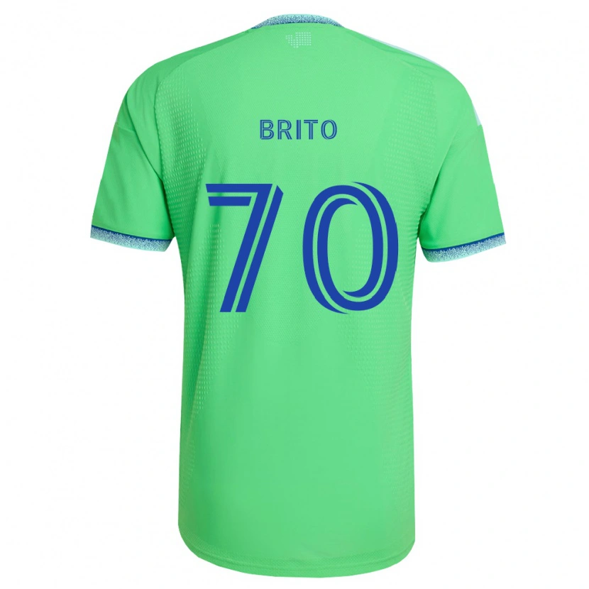 Danxen Herren Kelvin-Luis Brito #70 Grün Hellblau Heimtrikot Trikot 2026/27 T-Shirt Schweiz