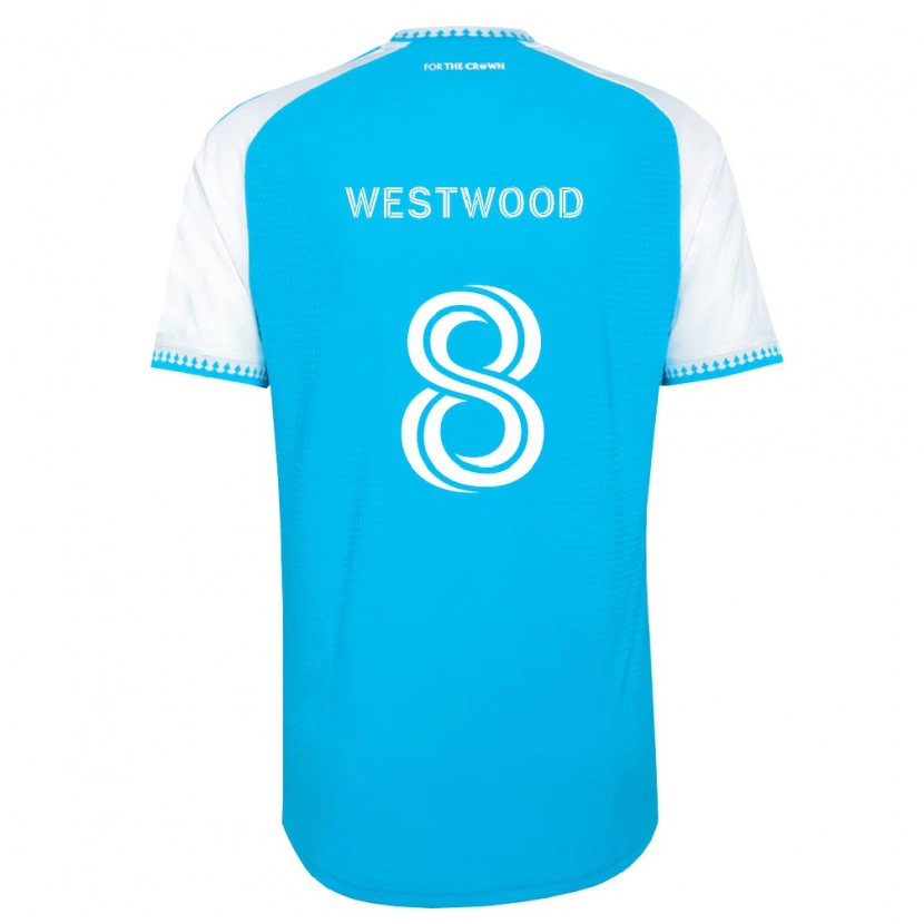Danxen Herren Ashley Westwood #8 Himmelblau Weiß Schwarz Heimtrikot Trikot 2026/27 T-Shirt Schweiz