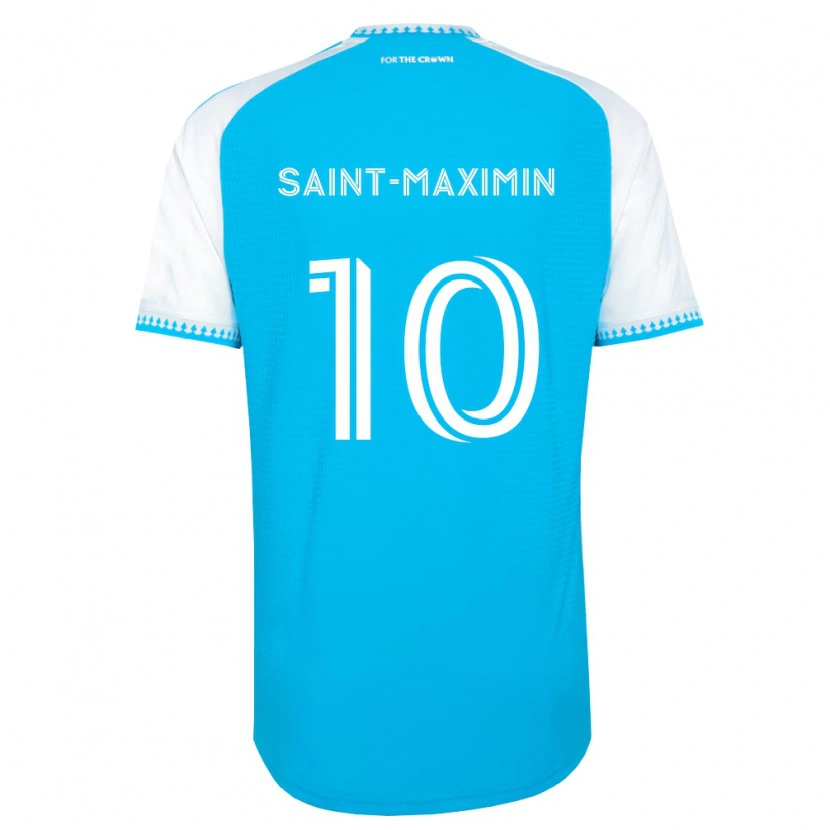 Danxen Herren Allan Saint-Maximin #10 Himmelblau Weiß Schwarz Heimtrikot Trikot 2026/27 T-Shirt Schweiz